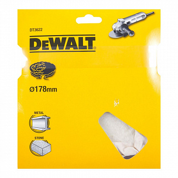 Полировальный колпак, шерстяной, 178мм DEWALT DT3622-QZ