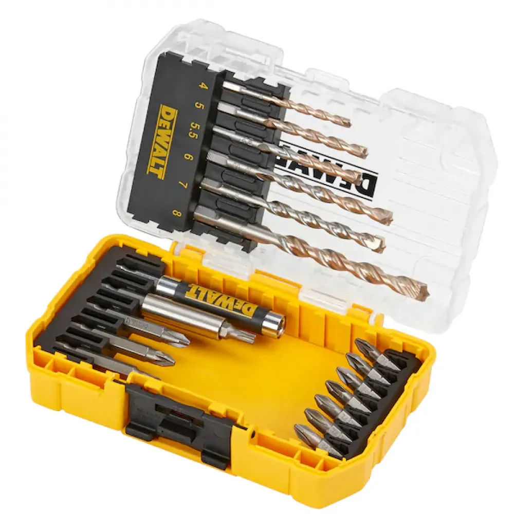 Набор сверл и бит (19 шт.) по бетону/кирпичу/камню Extreme DEWALT DT70712