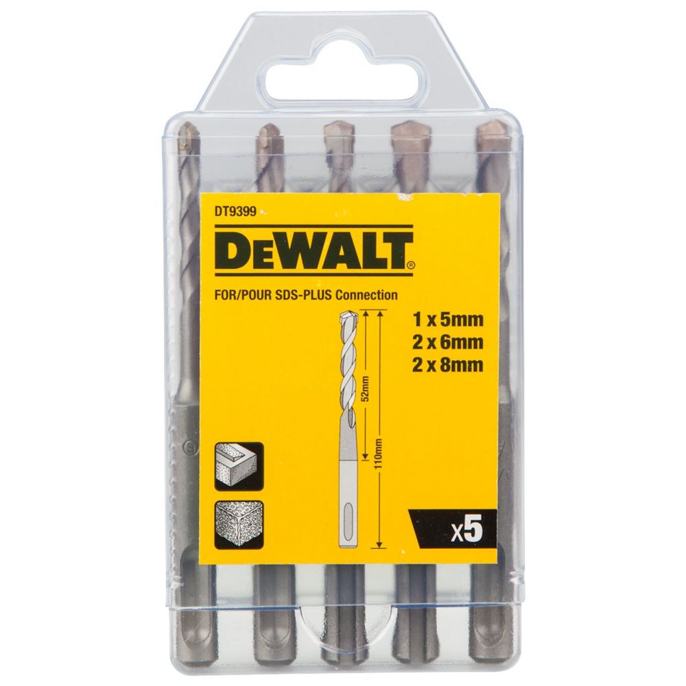 Набор буров Industrial 5 шт DEWALT DT9399-QZ