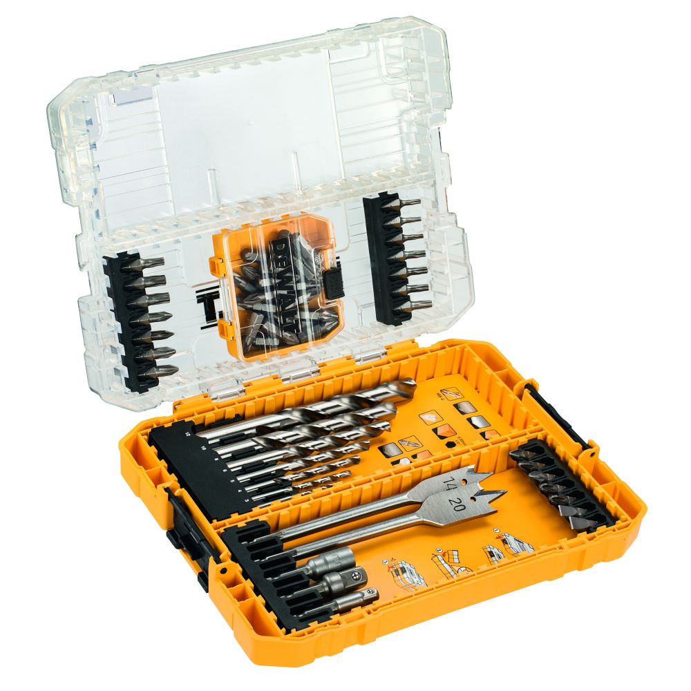 Набор насадок и сверл DEWALT DT70757, 56 шт