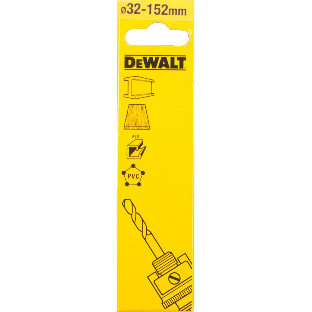 Держатель для биметаллических коронок DEWALT DT8101, 14-30 мм