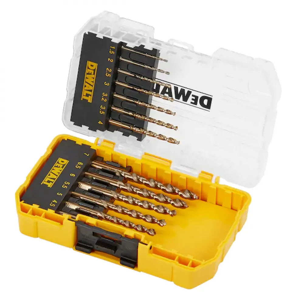 Набор сверл DEWALT DT70710 по металлу HSS-G, 1.5-7мм, 13шт