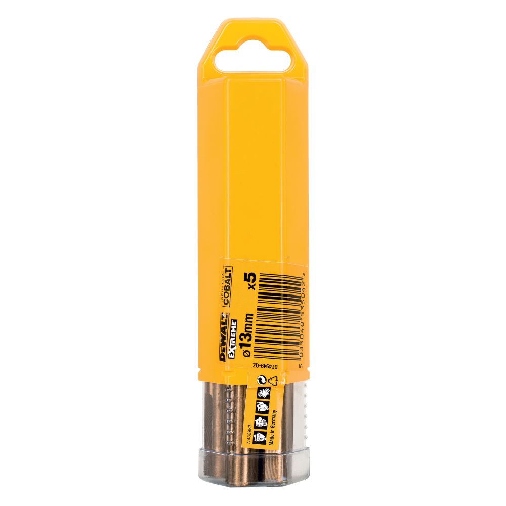 Сверло DEWALT DT4949, по металлу COBALT 5%, 13 x 151x 98 мм, 1 шт.