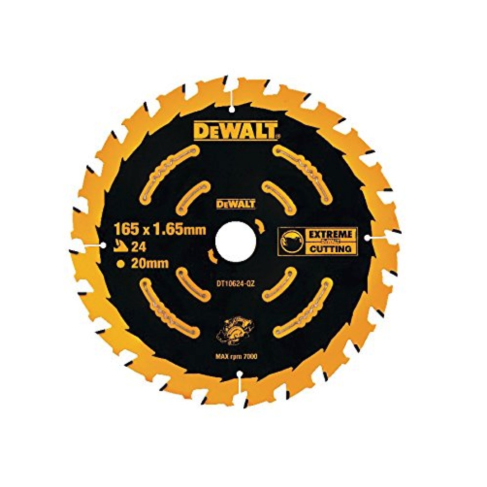 Пильный диск DEWALT EXTREME DT10624, 165/20 мм.
