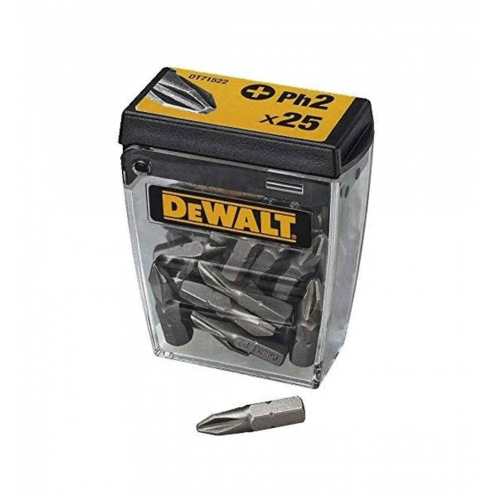 Набор бит DEWALT DT71522, PH2 x 25 мм, 25 шт.