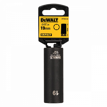 Ударная накидная головка DeWALT DT7553-QZ, длинная 19 MM 1/2