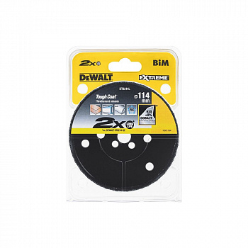 Коронка биметаллическая DEWALT DT8214L, COBALT 8%, M42 114 x 46 мм