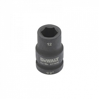 Ударная накидная головка 12MM ½" DEWALT DT7530