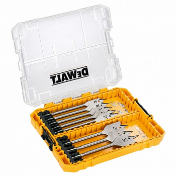 Набор перьевых сверл по дереву DEWALT DT70750,12-32мм, 8шт