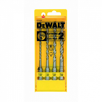 Набор буров DEWALT DT9702, SDS+, 5.5 x 160, 7 x 160, 8 x 160, 10 x 160, 4 шт.