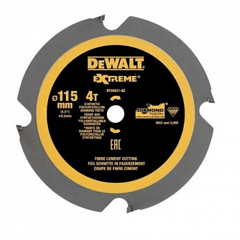 Пильный диск DEWALT DT20421, EXTREME 115 x 9.5 мм 4T