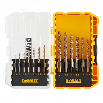 Набор сверл DEWALT DT70710 по металлу HSS-G, 1.5-7мм, 13шт