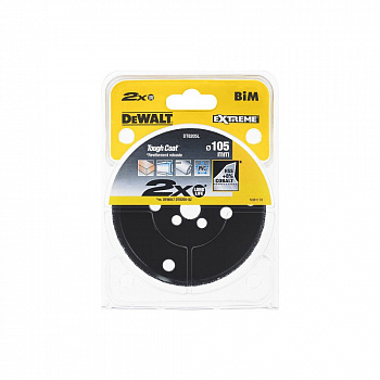 Коронка биметаллическая DEWALT DT8205L, COBALT 8%, M42 105 x 46 мм