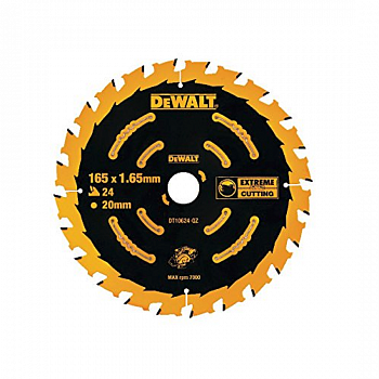 Пильный диск DEWALT EXTREME DT10624, 165/20 мм.