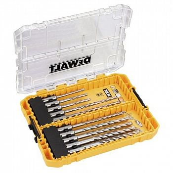 Набор буров в кейсе DEWALT DT70752, XLR SDS-plus, 5-12мм,10 предметов